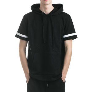 Bonwear Men's Shortsleeves Hoddie Sweatshirt
